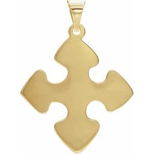 14K Yellow Gold The Missing PeaceÂ® Pendant