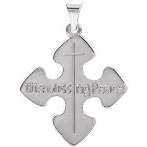 Sterling Silver The Missing PeaceÂ® Pendant with Packaging