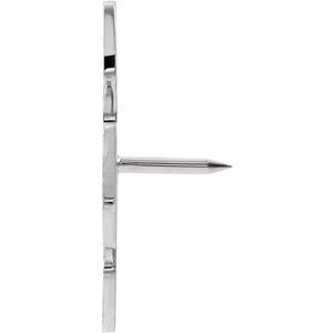 Sterling Silver The Missing PeaceÂ® Lapel Pin