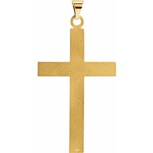 14K Yellow Gold Cross Pendant