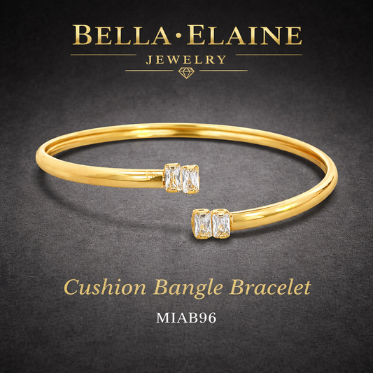 Cushion Bangle Bracelet