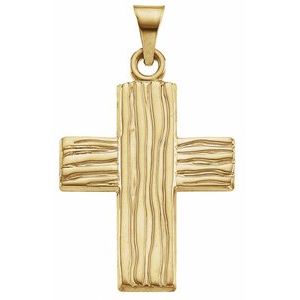 14K Yellow Gold The Rugged CrossÂ® Pendant
