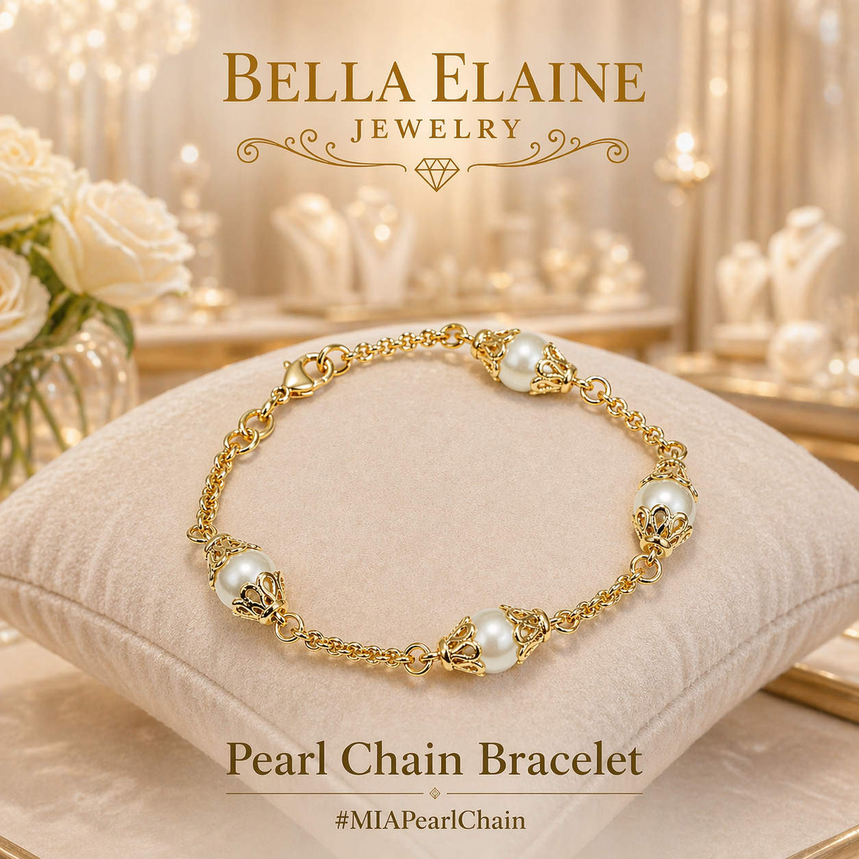 Pearl Chain Bracelet