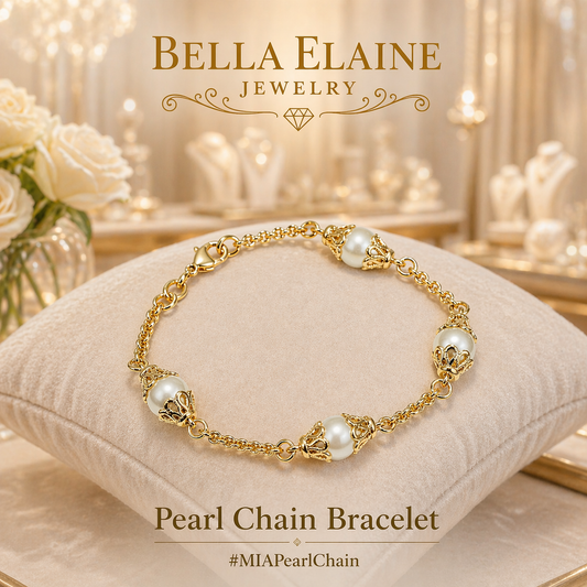 Pearl Chain Bracelet
