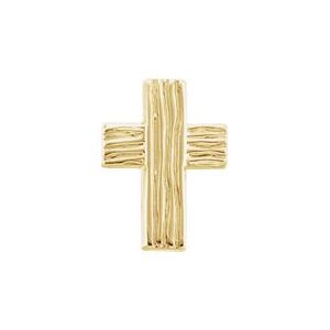 10K Yellow Gold The Rugged CrossÂ® Lapel Pin