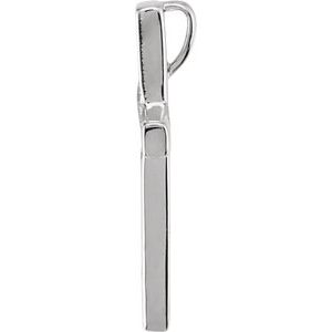 Platinum 1/3 CTW Natural Diamond Cross Pendant