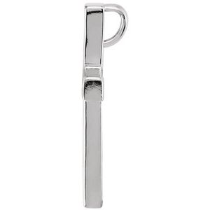 Platinum 1/4 CTW Natural Diamond Cross Pendant
