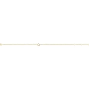 14K Yellow Gold .07 CTW Natural Diamond Initial Q 6-7" Bracelet