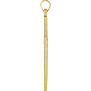 14K Yellow Gold Cross Pendant