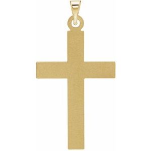 14K Yellow Gold Cross Pendant