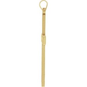 14K Yellow Gold Cross Pendant