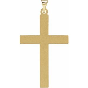 14K Yellow Gold Cross Pendant