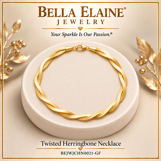 Interwoven Herringbone Necklace