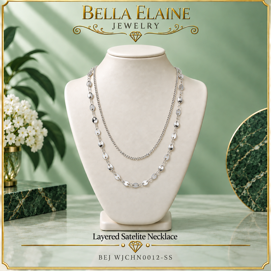 Layered Satelite Necklace