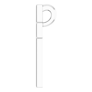 14K White Gold Open Cross Pendant