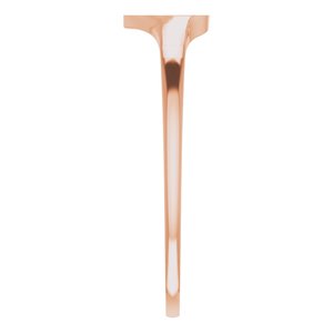 14K Rose Gold Youth Heart & Cross Ring