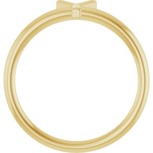 14K Yellow Gold Initial Y Ring