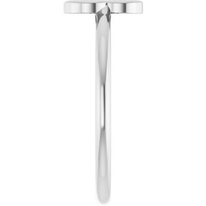 Platinum Initial B Ring