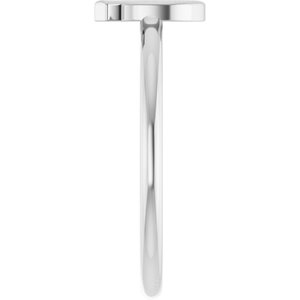 Sterling Silver Initial Q Ring