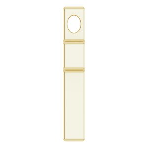 14K Yellow Gold Petite Cross Slide Pendant