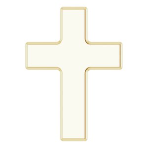 14K Yellow Gold Petite Cross Slide Pendant
