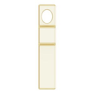 14K Yellow Gold Petite Cross Slide Pendant