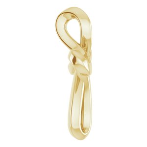 14K Yellow Gold Youth Cross Pendant