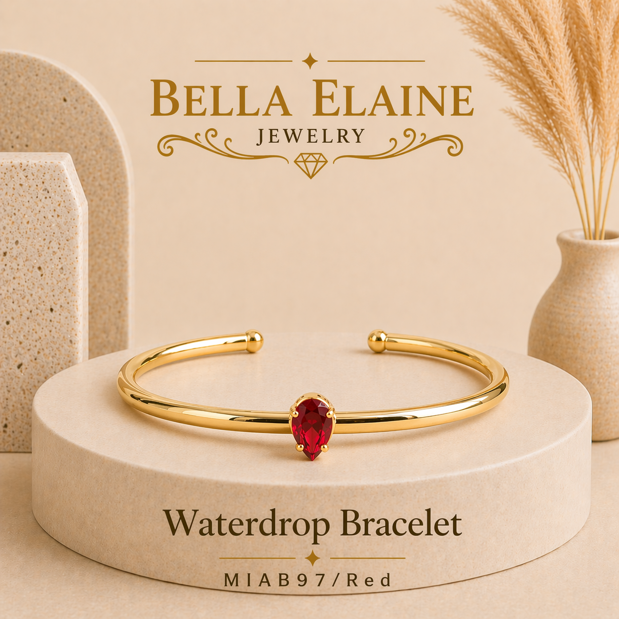 Waterdrop Cuff Bracelet