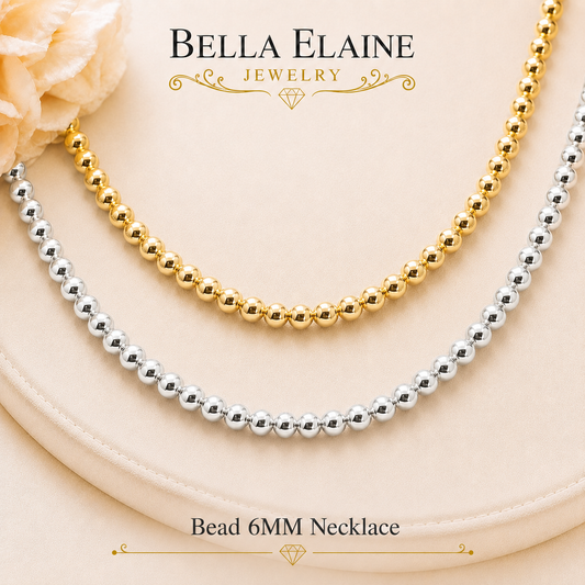 Bead 6mm Necklace