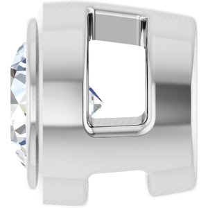 14K White Gold 1/10 CTW Lab-Grown Diamond Slide Pendant