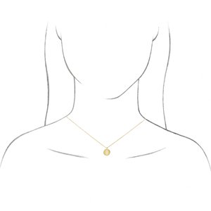 14K White Gold Initial V Charm/Pendant