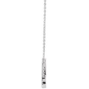 Platinum Love 18" Necklace