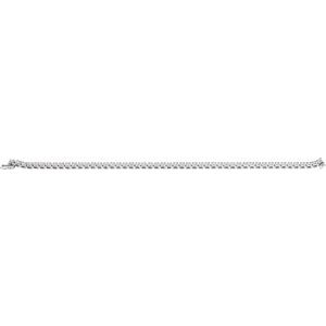 14K White Gold 4 CTW Lab-Grown Diamond Line 7 1/4" Bracelet