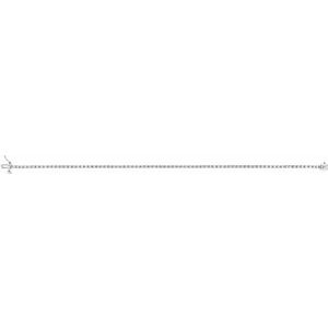 14K White Gold 1 CTW Lab-Grown Diamond Line 7 1/4" Bracelet