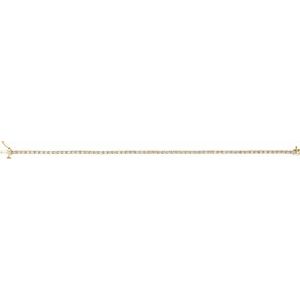 14K Yellow Gold 2 CTW Lab-Grown Diamond Line 7 1/4" Bracelet