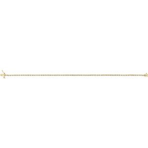 14K Yellow Gold 1 CTW Natural Diamond Line 7 1/4" Bracelet