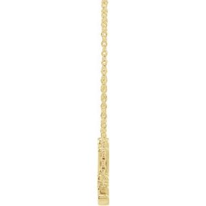14K Yellow Gold Believe 18" Necklace