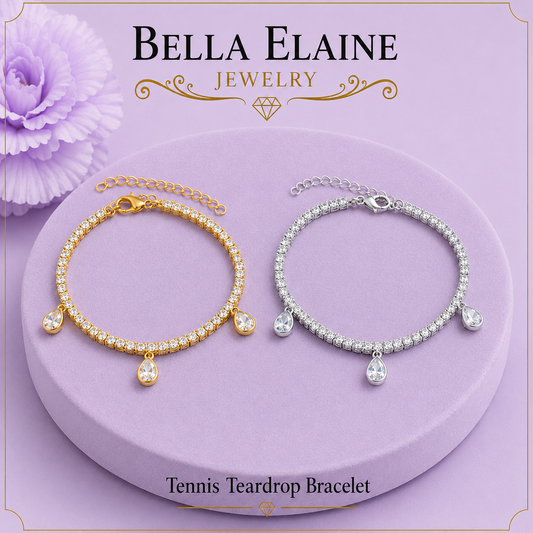 Tennis Teardrop Bracelet