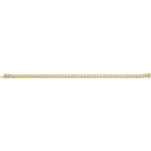 14K Yellow Gold 4 CTW Natural Diamond Line 7 1/4" Bracelet