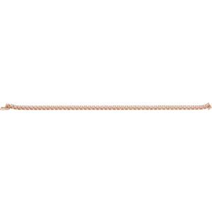 14K Rose Gold 4 CTW Lab-Grown Diamond Line 7 1/4" Bracelet