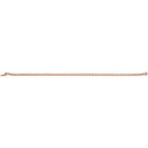 14K Rose Gold 3 CTW Natural Diamond Line 7 1/4" Bracelet