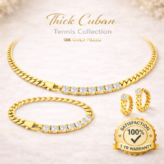 Cuban 18K Tennis Collection