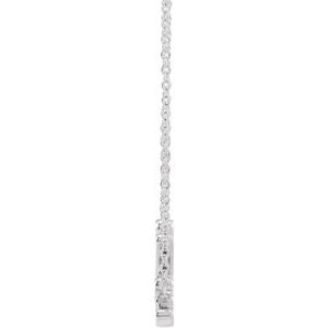 Sterling Silver Believe 16" Necklace
