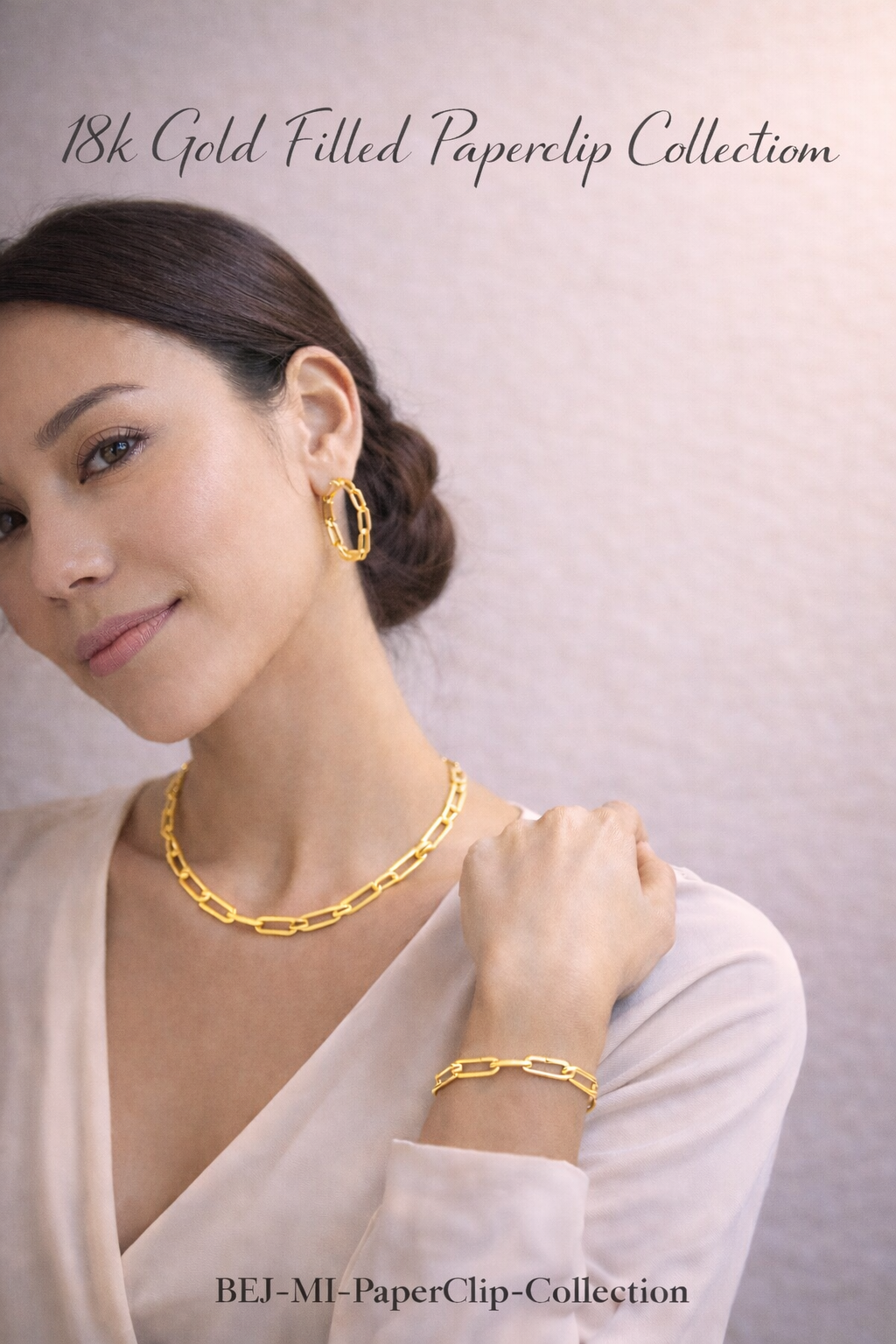 Paper Clip 18K Gold Filled Collection