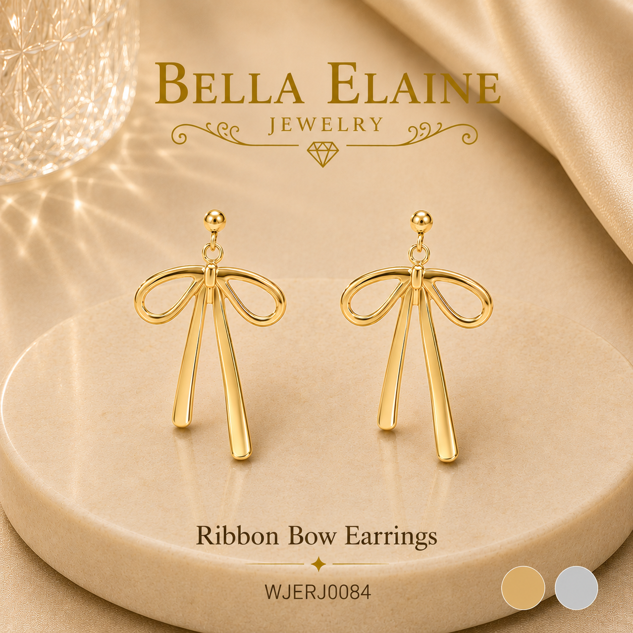 Ribbon Bow Earrings