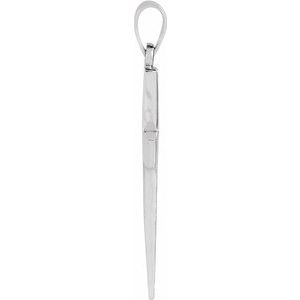 Platinum Cross Pendant