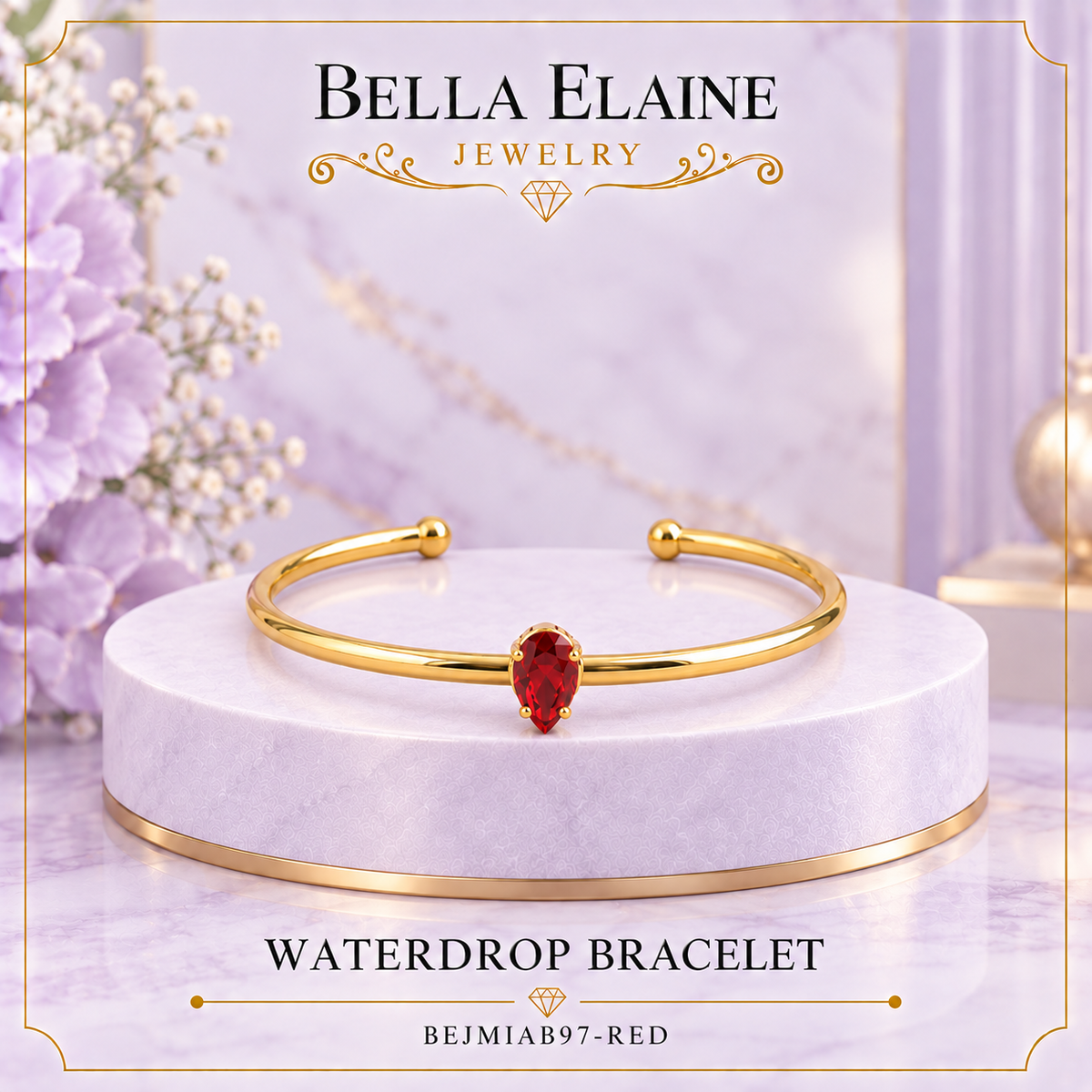 Waterdrop Cuff Bracelet