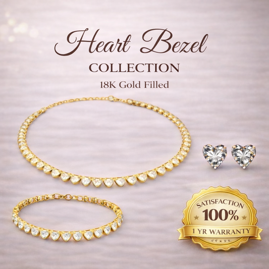 Heart Bezel 18KY Gold Filled Collection