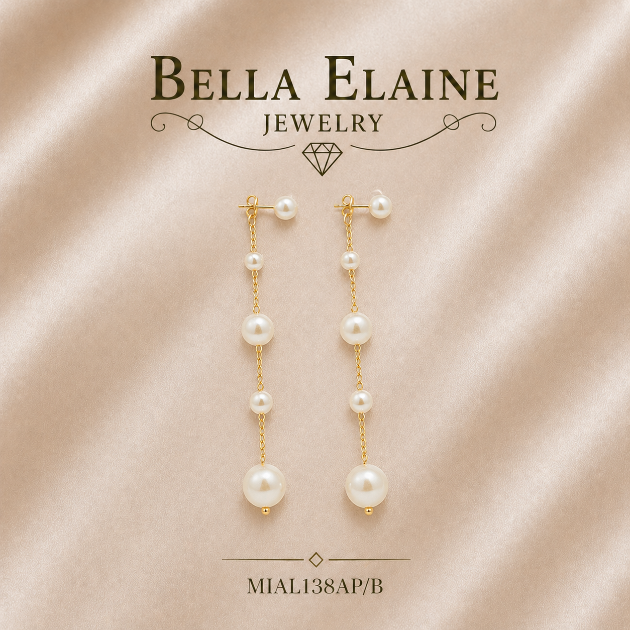 Pearl & Gold Earrings