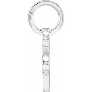 Sterling Silver Be PoshÂ® Engravable Heart Pendant